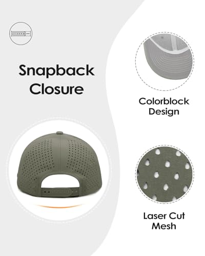 Image of Zylioo Oversize XXL Baseball Mesh Cap,Extra Large Laser Cut Cap,L M S Trucker Hat,Quick Dry Summer Cooling Golf Cap