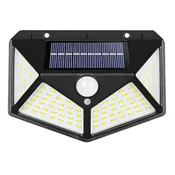Catron Solar Light Motion Sensor LED Solar Garden Lights Outdoor Waterproof,Solar Security Lights for Balcony Terrace Compound Gate Backyard (Pack of 4)