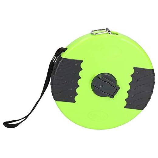 30 meter/100 fot fibertejp mått mätmätmätare hög i Vis