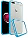 iPhone 7 Plus Case, Bastex Slim Fit Flexible Clear Transparent Rubber Back Cover Fused Sky Blue Side Bumper Snap Case for Apple iPhone 7 Plus / 7 Pro