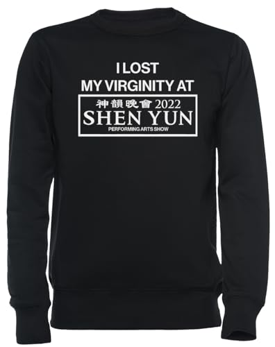 Sweat-shirt noir unisexe avec message imprimé humoristique style urbain décontracté