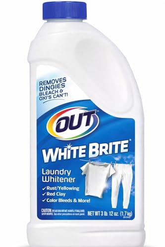 OUT White Brite Laundry Whitener Powder, Stain Remover Detergent Booster