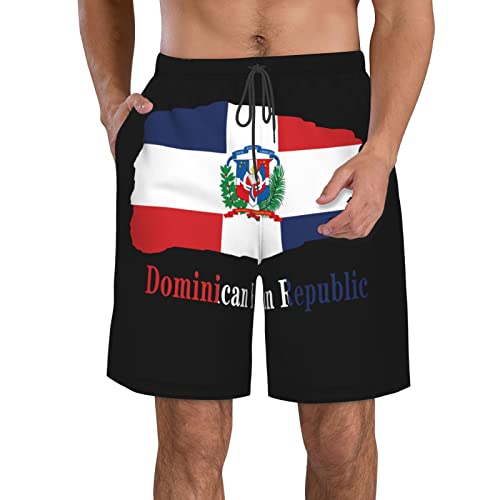 DARLEKS Men's Beach Shorts Drawstring Quick Dry Running Athletic Shorts Comfortable Loose Gym Shorts