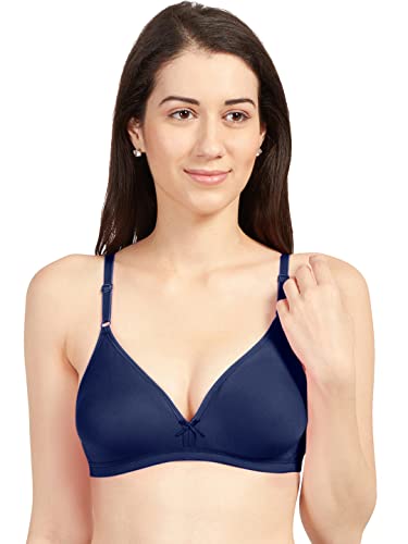 Image of SONARI Omania Womens Non-Padded Cotton Polyester Bras - Solid, Non-Wired, Medium Coverage, Hand Washable (Pack of 2)
