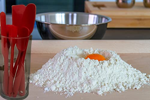 Food Grade Silicone Spatula Set Of 6, For Baking, Cooking And Mixing. Heat Resistant, Nonstick, Dishwasher Safe Easy To Clean Kitchen Utensils Red 4X10.75 #TOP6