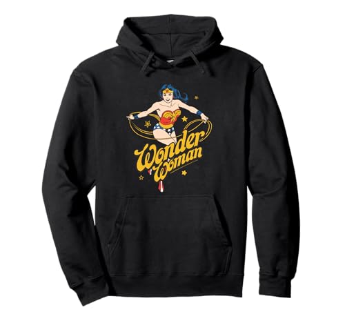 Image of DC Comics Wonder Woman Stars Pullover Hoodie