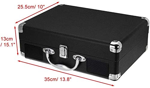 Tourne-Disque Tourne-Disque phonographe Portable avec Haut-parleurs stéréo intégrés Platine Vinyle à entraînement par… - Les Beatles, Paul McCartney, John Lennon, RIngo Starr, George Harrison Tourne-Disque Tourne-Disque phonographe Portable avec Haut-parleurs stéréo intégrés Platine Vinyle à entraînement par… – Image 3