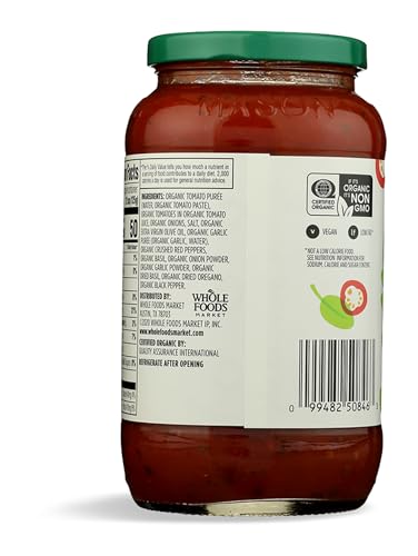 365 by Whole Foods Market, Organic Arrabbiata Pasta Sauce, 25 Ounce - image 2