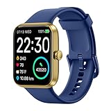 SKG Smart Watch, Fitness Tracker with 5ATM Swimming Waterproof, Health Monitor for Heart Rate, Blood Oxygen, Sleep, 1.7'' Touch Screen Bluetooth Smartwatch Fitness Watch for Android-iPhone iOS, V7