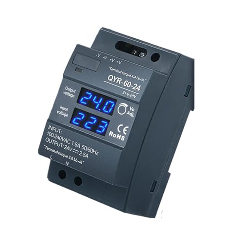 Alimentation commutée numérique rail DIN 12V 24V DC 60W - 5