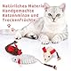 GOZINA 3 STK Katzenspielzeug Maus, Spielzeugmäuse für Katzen, Katzenminze Spielzeug für Katze,Kauspielzeug Mauspielzeug Kissen mit Matatabi Stick das Katzen Begeistert, Katzenspielzeug Natur Cat Toys