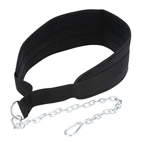 Fitness Equipments Dip Belt Weight Lifting Gym Body Waist Strength Training Power Building