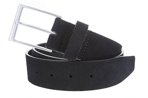 Men's Casual Genuine Suede Leather Belt 1-1/2" Wide Made in the USA2