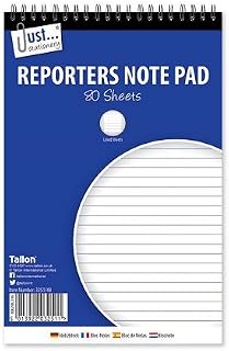 Just Stationery 160 Pages/80 sheets Reporter Notepad