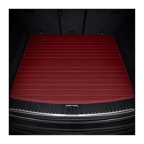 Tapis coffre voiture imperméable pour Mercedes C W204 : anti-saleté et sur mesure, vin rouge