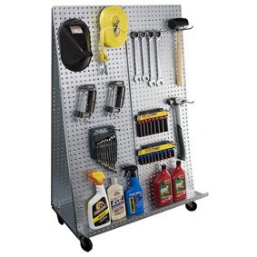 Alligator Board Steel Pegboard Tool Cart - 32in.L, Model# WOWCART32