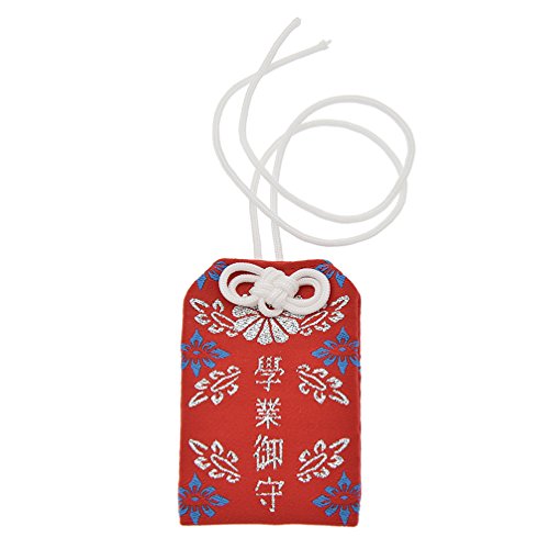 YNuth u0096 Amuleto japonés de la buena suerte Omamori, poliéster, rouge étude, pequeño
