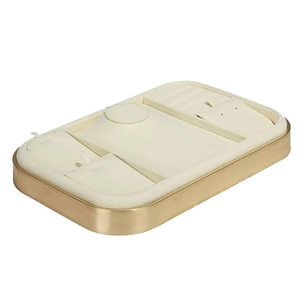 YCTTKDD Soporte de joyería Bandeja de joyería multifunción Cajón apilable Bandeja organizadora de Joyas 5 en 1 Collar Anillo Organizador de Joyas Bandejas Organizador de Joyas
