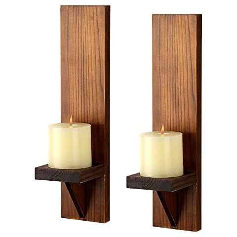 OwnMy Wooden Wall Candle Sconces Cover