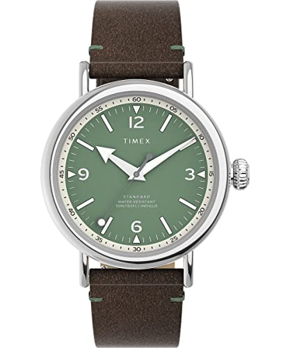 Brown/Green/Silver-Tone/White