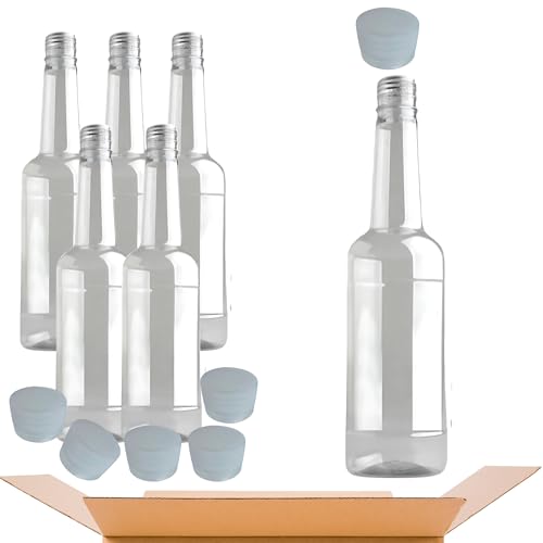 La Mejor Selección de Fraiche Envases comprados en linea. 42 Pack 6 Botellas de Plástico 1 Litro Vacias con Tapa Rosca, Reutilizables, para Licor, Tequilera, Mezcalera, Whiskera | Envases Plásticos Libre de BPA Grado Alimenticio...