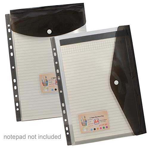 Ring Binder Padfolio With Expanded Document Bag, 3-Ring Binder Portfolio Organizer Business Case With Clipboard (Green) #TOP6