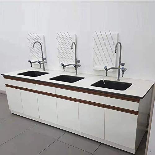 YTFLOT Wall Mounted Drying Rack 27 Pegs Lab Drying Draining Rack Cleaning Equipment Bench-top Laboratory Glassware