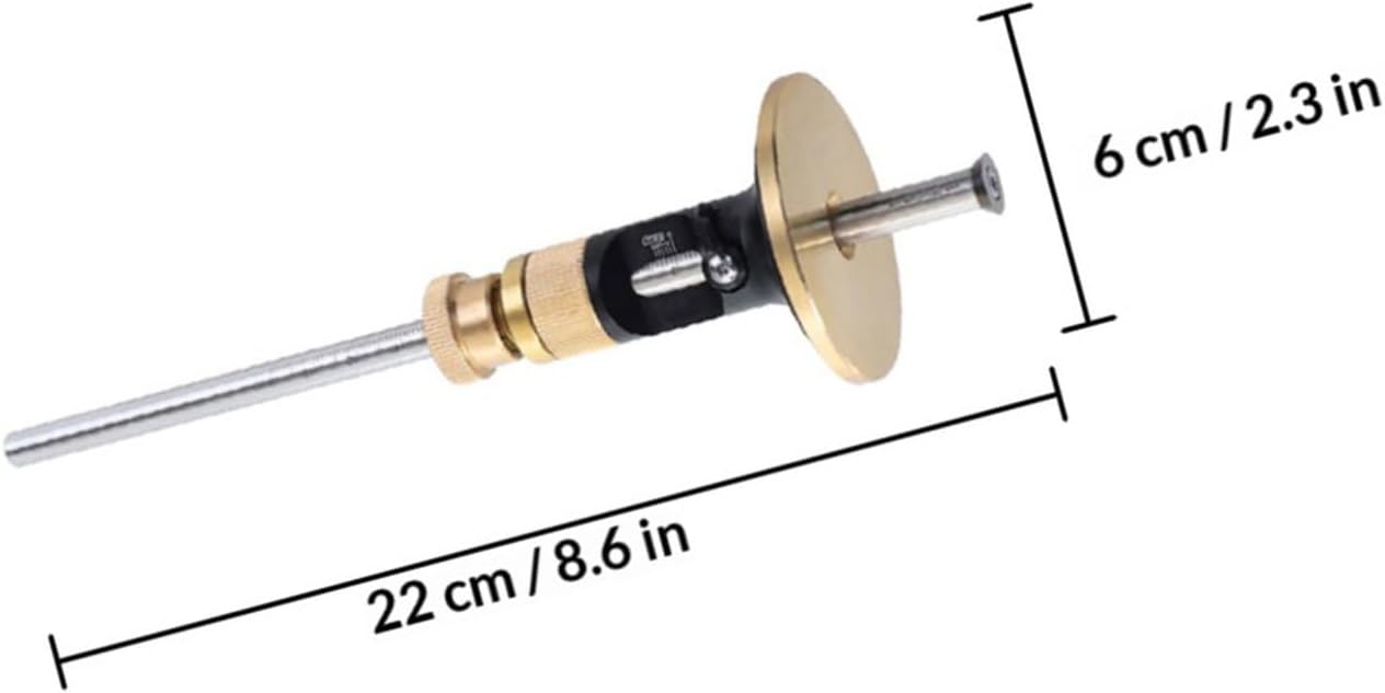 SAFIGLE Woodworking Scribe Gauge Hard Alloy Blade, Fine-tuning Parallel Marking Tool for Carpenters, Precision Woodworking Marking Gauge for Layout and Measuring