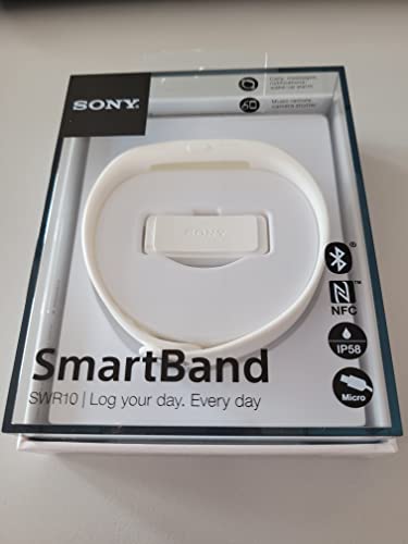 GIGAFOX® Smartband SWR10, weiß, kompatibel mit Sony für Smartphone/Android 4.4 / Fitnesstracker/Aktivitätstracker/Schrittzähler Cover