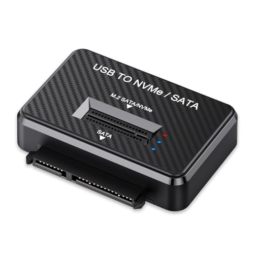 Caja externa USB 3.0 USB-C para SSD NVME y SATA miniatura 1