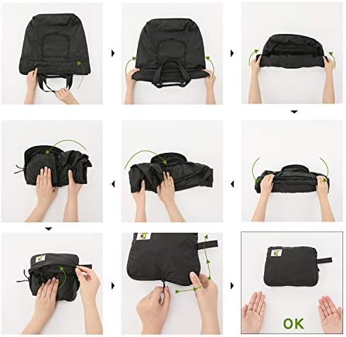 VanFn Duffle Bags, Foldable Travel Totes Duffel Bag, Lightweight Gym Bags, Outdoor Weekend Bag, Luggage Duffle Backpack, Sports Shoulder Handbag For Men & Women, P.Travel Series (Black) 5 VanFn Duffle Bags, Foldable Travel Totes Duffel Bag, Lightweight Gym Bags, Outdoor Weekend Bag, Luggage Duffle Backpack, Sports Shoulder Handbag For Men & Women, P.Travel Series (Black)