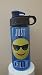 Cool Gear 16 fl oz BPA Free Water Bottle with Fun Phrase Emoji JUST CHILLIN'