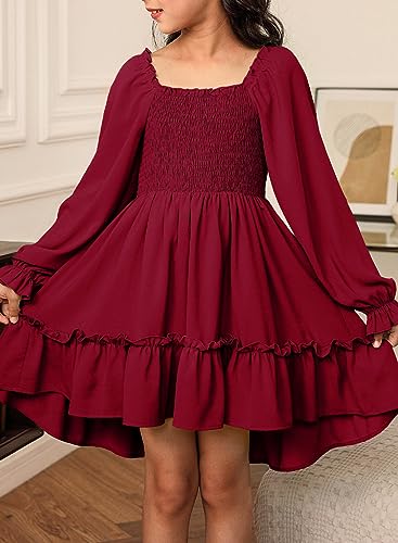 blibean Tween Girls High Low Hem Dresses Size 4-15 Years - Image 4