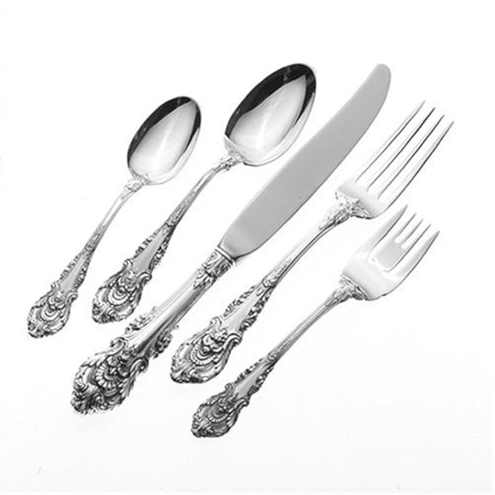 アメリカ　純銀　シルバー　フォーク　スターリングシルバー　Wallace 41WPXSHJWYL._UF1000,1000_QL80_.jpg