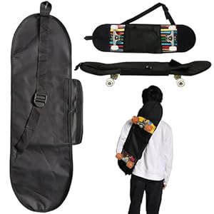 Mikqky Wasserdichte Skateboard Longboard Tasche 31.4 Zoll