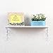 WINOMO Shelf Bracket Wall Mounted Scroll Shelf Brackets 4pcs (White)