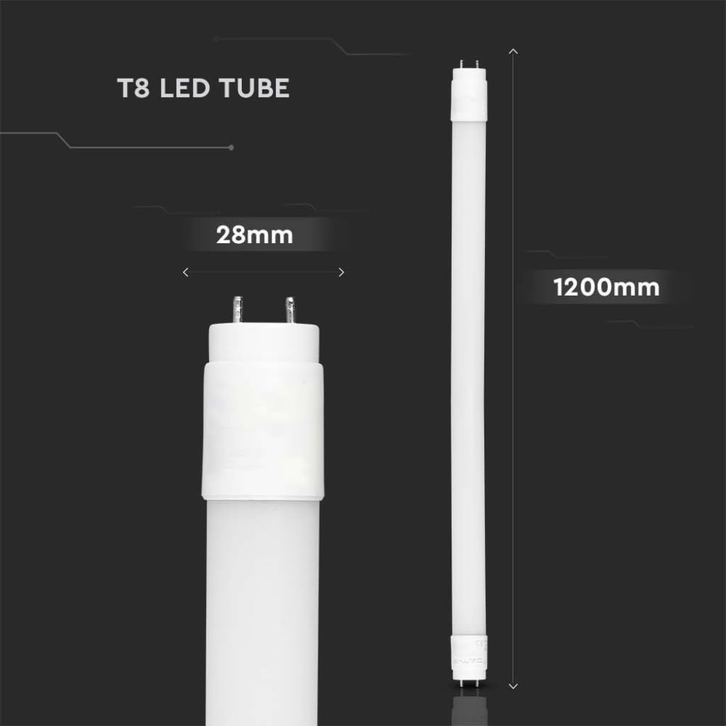 Conjunto de 10- ZoneLED SET - 120cm Tubos de LED - T8 G13-18W (36W sustituye tubo de gas) - luz blanca natural 4500K - 1600 lm - Ángulo de haz 160°