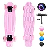 shownicer Skateboard Kinder Komplettboard Mini Cruiser Skate Penny Board 22