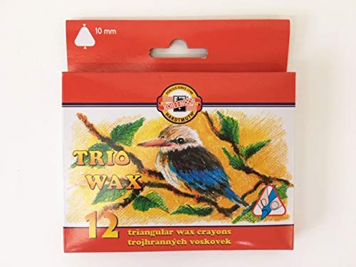 Koh-I-Noor 8272012002KS Wax Crayons, 125 x 123 x 12 mm, Various