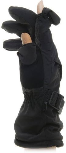 Freehands Mens Soft Shell Ski/Snowboard Gloves Medium Black