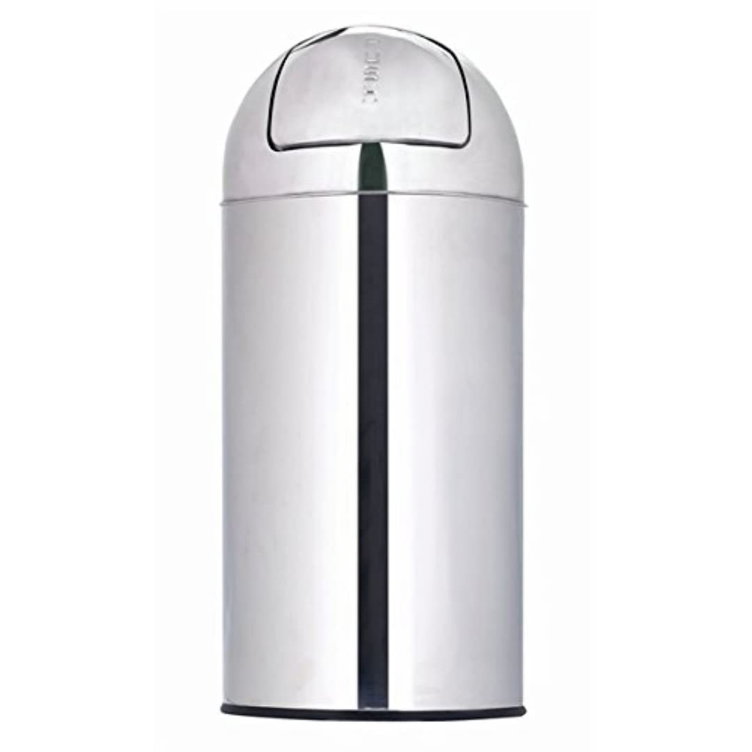 Genware NEV-BBSS-40 Bullet Bin, Stainless Steel, 40 L
