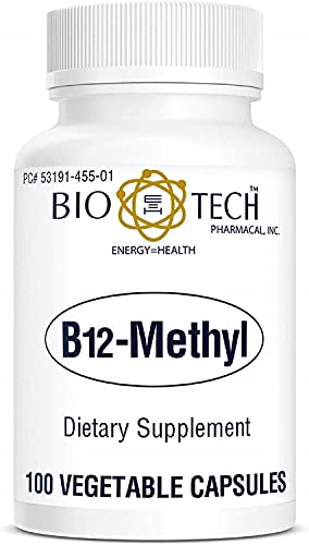 Vitamin B12 Methylcobalamin Methyl Cobalamin Dietary Supplement For Red Blood Cell Formation Dna Synthesis Cardiovascular Health Homocysteine Metabolism Cognitive Function Restful Sleep - 100 Capsules #TOP20