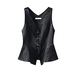 Matériaux Sélectionnés: Le gilet pour femme est fabriqué en polyester de haute qualité, doux et respirant, doux pour la peau, le gilet sans manches classique pour femme permet à vos bras d'être libres et sans restriction, confortable et tendance à porter, gilet pour femme pour toutes les saisons.