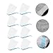 COOLHIYA 8PCS Foaming Soap Net Bags with Drawstring Closure for Face Cleaning Multipurpose Soap Saver Pouch for Generating Rich Bubbles Quick-dry Facial Cleansing Nets in Sky Blue