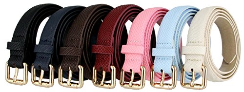 Women's Dress Belt or Studded Punk Dress Jean Belt, 1"(25mm) & 1-1/8"(30mm) wide4
