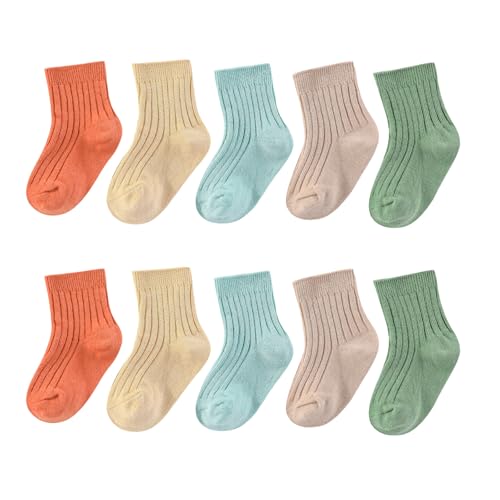 Unisex Baby Socks Breathable Soft Cotton Ankle Socks for Baby Boy and Girl, 5 Pack2