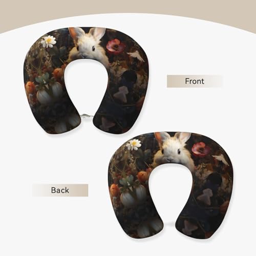 Almohada viscoelástica negra tamaño único tradicional miniatura 3