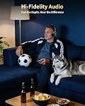 Wantek Wireless Bluetooth Headphones for TV Watching with Transmitter Charging Base, Headset for Seniors and Hard of Hearing, No Delay, Plug and Play