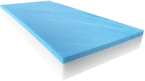 FoamTouch 5" x 38" x 72" Bunk Mattress, Gel Memory Foam on High D...