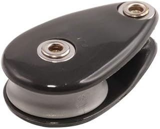 Allen Brothers Yacht Sailing Dinghy & Boat - Classic Dinghy Sailing Block Single Plain Bearing Black A278RB